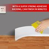 Vinyl Wall Base Baseboard Molding Trim 4" Flexible Self Adhesive