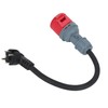Btstil Adapter Perilex 16A Angled Plug to CEE Coupling, H07RN-F