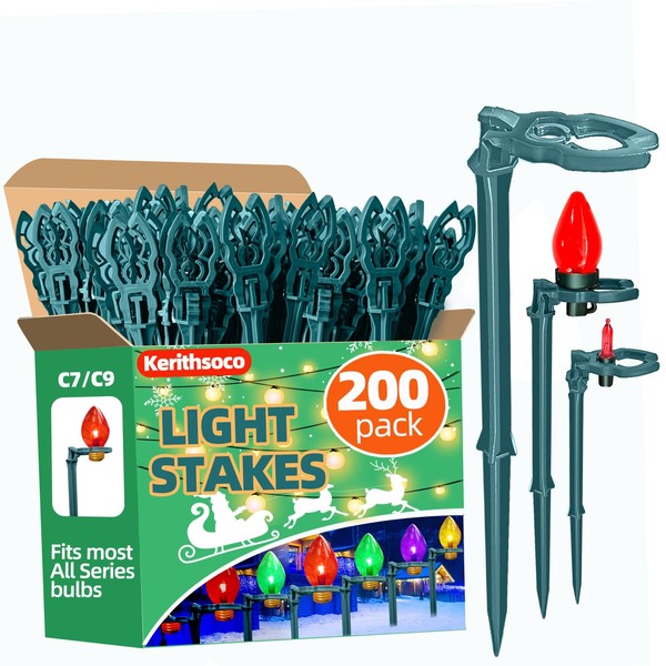 10 Inch Christmas Light Stakes Lawn Garden Stakes Replacement Yard