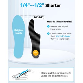 Morton's Extension Orthotic, Carbon Fiber Insole, 295mm, Turf Toe