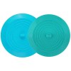 tifanso Teal Aqua Universal Sink Stopper Cover Flat Silicone Drain