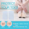 Povihome Toe Sleeves, Toe Protectors, 10 Pack Toe Tube Pads