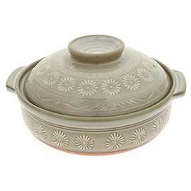 Kotobuki Donabe Japanese Hot Pot, Medium, Gray
