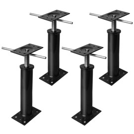 House Floor Jacks, 11"-16" Basement Crawlspace House Jacks Post Pole for Lifting & Leveling, Heavy Duty Floor Jack for Foundation Temporary Support, 3-5 ton Load Capacity Each