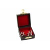 Miniblings Notes Music Cuff Links Cufflinks Buttons + Box Semiquaver