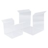 2Pcs Zip Lock Bag Holder Acrylic Food Storage Bag Stand