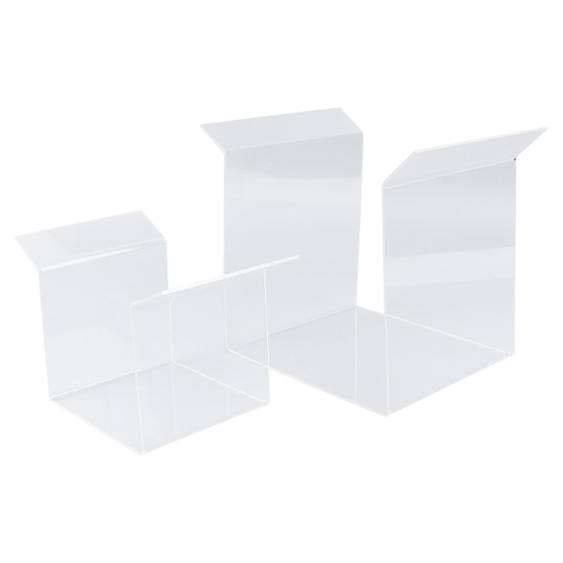2Pcs Zip Lock Bag Holder Acrylic Food Storage Bag Stand