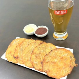 Jayone Korean Roasted Filefish   100g Seasoned File Fish Fillet Jerky