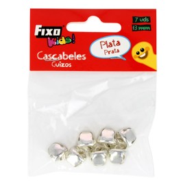 Grafoplás Fixo Kids | Borsa 7 Campanelli Metallo Argento 13mm ø Artigianato scolastico e decorazioni per bambini | Natale, Celebrazioni e feste