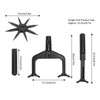Garden Soil Scarifier Wear Resistant 2 in 1 Ventilated Scarifier
