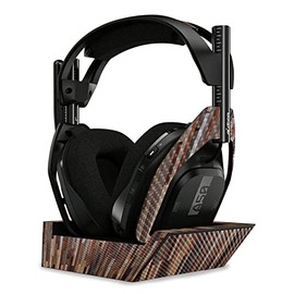 MightySkins Carbon Fiber Skin Compatible with Astro A50 Wireless Headphones + Base Station (Gen 4) - Woody | Protective, Durable Textured Carbon Fiber Finish | Easy to Apply | Made in The USA