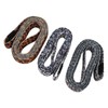 Unisex Leopard Print Pull Up Assistance Bands Long Resistance Bands