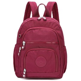 Mini mochila impermeable para portátil de senderismo para mujeres y hombres, mochila de viaje