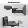 Suptek Speaker Wall Mounts - Dual Speaker Stands for Surround