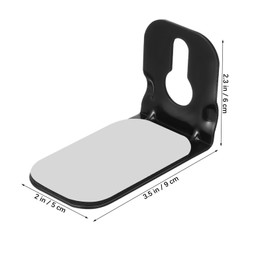 SEWACC 1 Pair Soundbar Wall Mount Bracket and Secure Holder for Easy Installation for Home Theater Setup Compatible with Soundbars