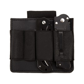 EDC Tool Bag Organiser, Tactical Bag Insert, Elastic Holder for Pen Torch EDC Gears for Your Daily Carry Bag (L)