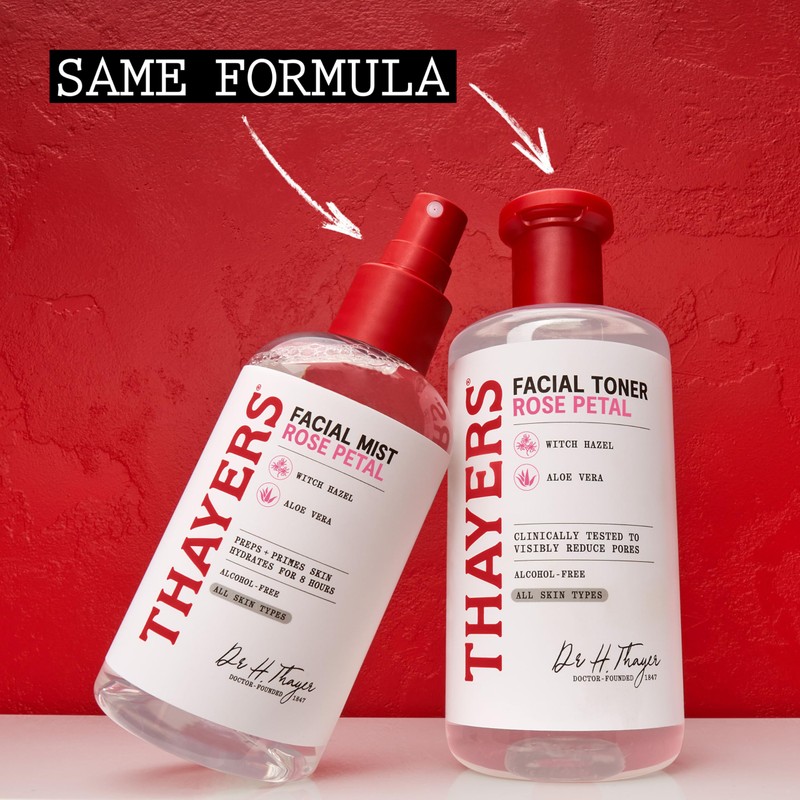 Thayers Alcohol-Free Witch Hazel Facial Mist Toner with Aloe Vera,