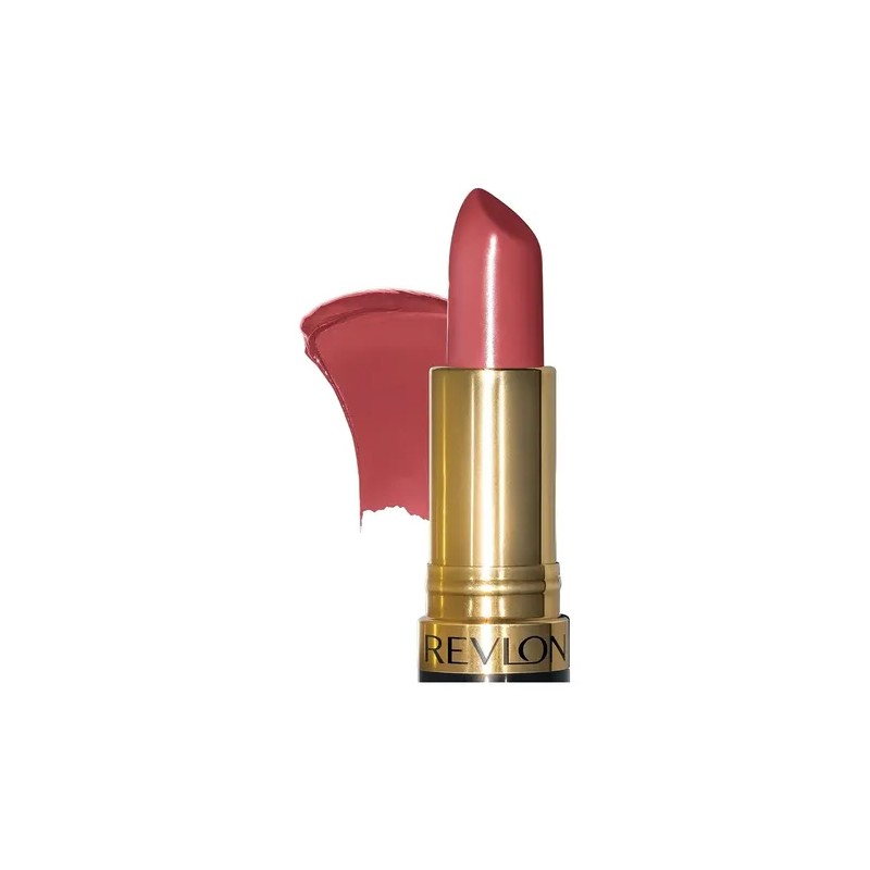 Lápiz Labial Revlon Super Lustrous Lipstick Tono Teak Rose