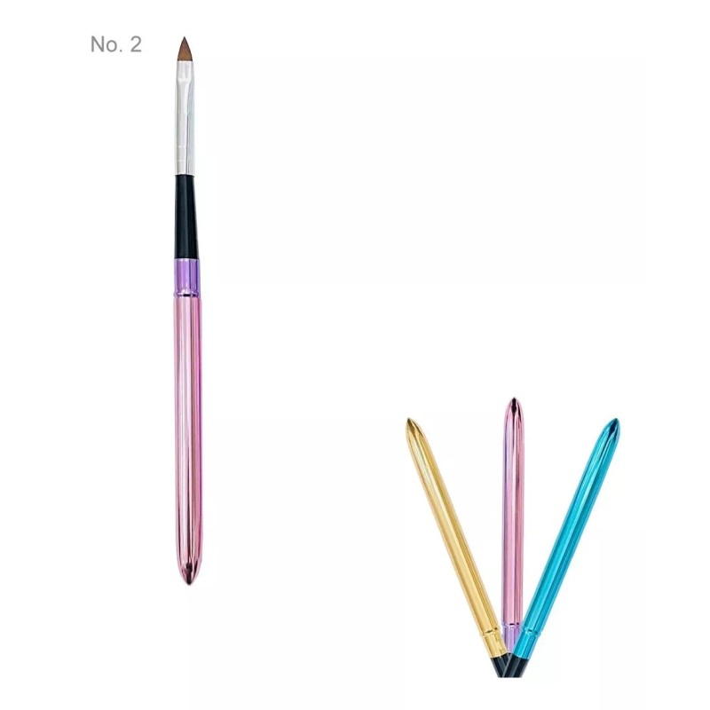 Obp Pincel Profesional Para Uñas Acrílicas No#2,4,6,8,10,12