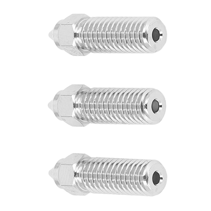 3Pcs 3D Printer Extruder Nozzle 1.75mm M6 High Speed Hotend