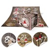 Logbuch-Verlag 24 DIY Advent Calendar Boxes 8 x 6.5 x