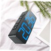 STOBAZA LED Alarm Clock with Music Snooze Function Backlight Modern