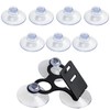 SYGGDERS 10 Pcs Radar Detectors Mount Suction Cups, Compatible with