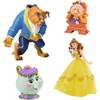Bullyland Beauty and the Beast Belle Cogsworth Mrs Potts Playset
