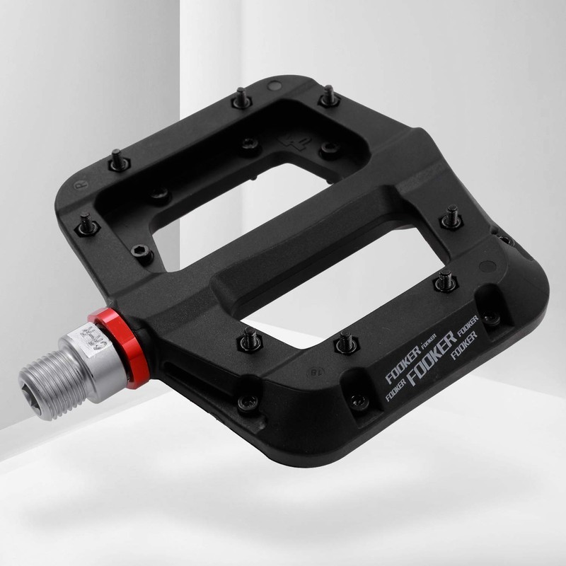 FOOKER MTB Pedals Mountain Bike Pedals 3 Bearing Non-Slip Lightweight