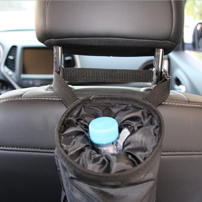 IPELY Universal Car Garbage Bag Back Seat Headrest Litter Trash