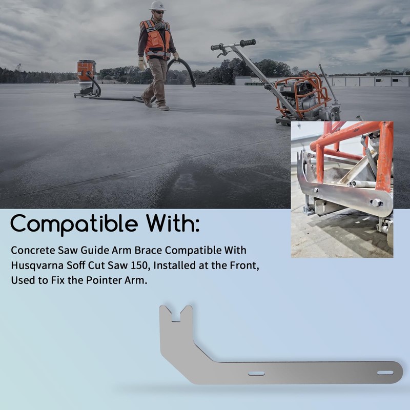 XTPTFABS ​1Pcs Concrete Saw Guide Arm Brace Compatible with Husqvarna