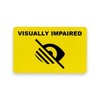 Visually Impaired ID Card with Neck Lanyard - Durable, Recycled Material, Credit Card Size - Made in Britain (Card Only)