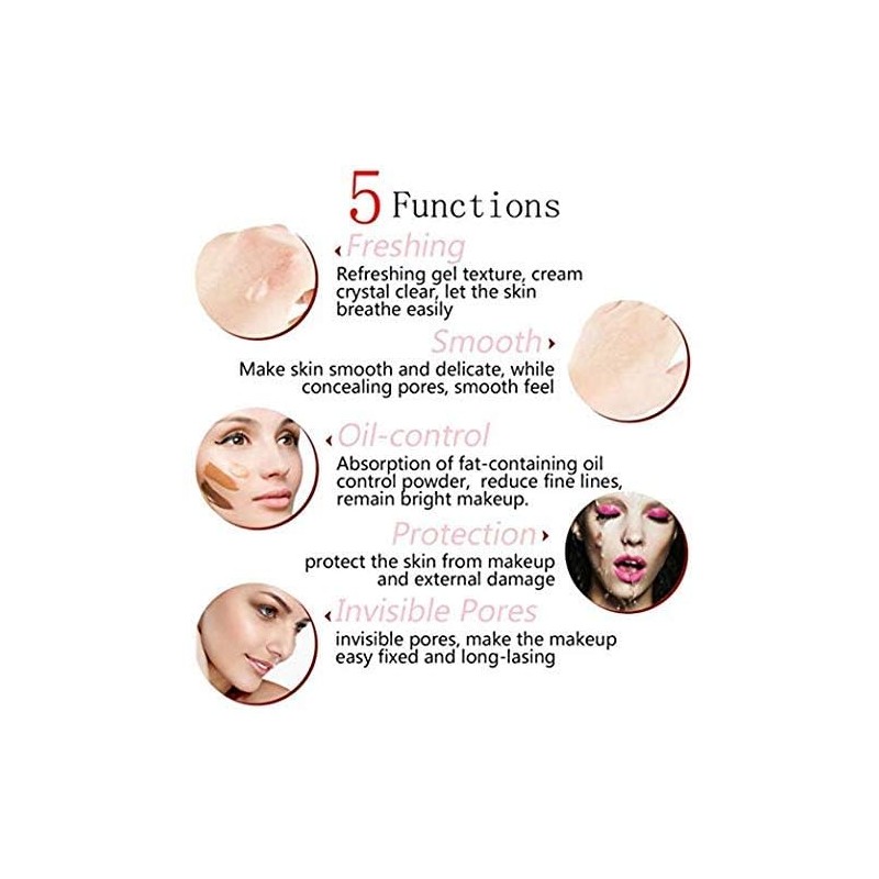 Pro Makeup Primer, Long Lasting Hydrating Smoothing Isolated Moisturizing Oil