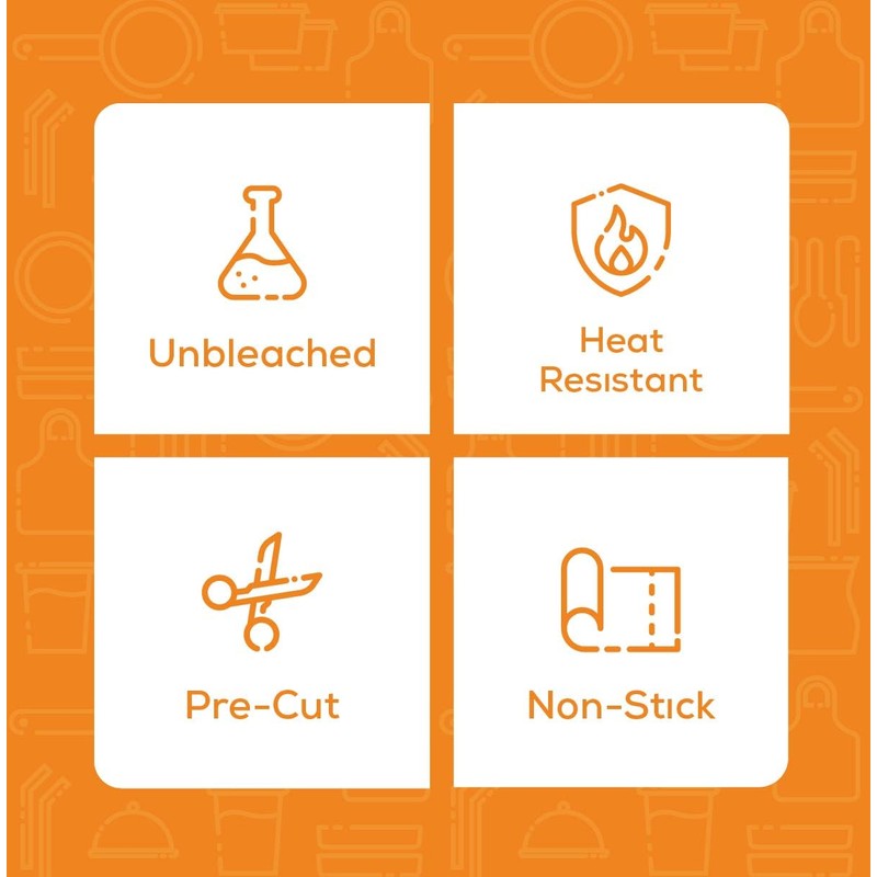 GUSTO [16 x 24 Inch - 100 Count] Pre-Cut Parchment