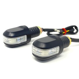 Alchemy Parts Bar End LED Indicators fits 22mm 7/8" Handlebar ideal for Streetfighter Cafe Racer - PAIR