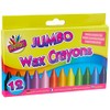 Artbox 12 jumbo size wax crayons set of 12 assorted
