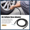 INFINAUTO 200cm 79" Car Tire Air Inflator Extension Hose Quick