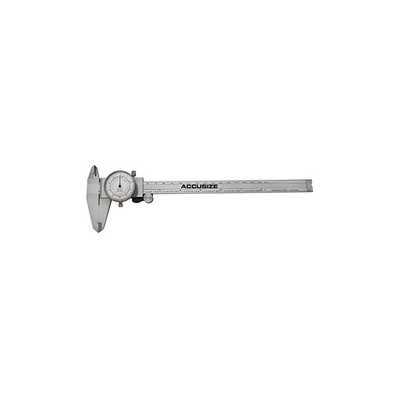 Accusize - 8" x 0.001"/200mm x 0.02mm, Inch/Metric Dual Needle