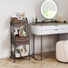 HapiRm Floor Makeup Organizer Storage - Vanity Skincare Make Up