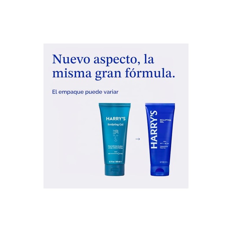 Harry's Gel de Modelado, Estructura Firme, Fijación Firme, Botella de