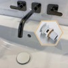Antfly Drain Fitting Sink with Overflow, Drain Valve, Pop-Up Valve,