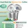 AANQQ Reusable K Cups for Keurig: Upgraded Dual-Layer Mesh Stainless