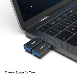 BENFEI USB C to USB 3.0 Adapter, 5 Pack USB C to A Male to Female Adapter- Black