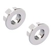 2 Pack silvery Kitchen Bathroom Sink Basin Vanity Sink Trim