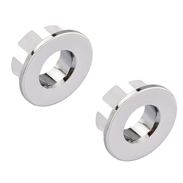 2 Pack silvery Kitchen Bathroom Sink Basin Vanity Sink Trim