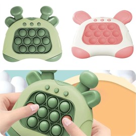 Unbranded Pop it Fidget Toy Child Fast Push Game Decompression Toy (Batteries Not Include) - Green