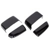 YUOQDKE Gloss Black Tow Mirror Cap Cover 4 X Covers