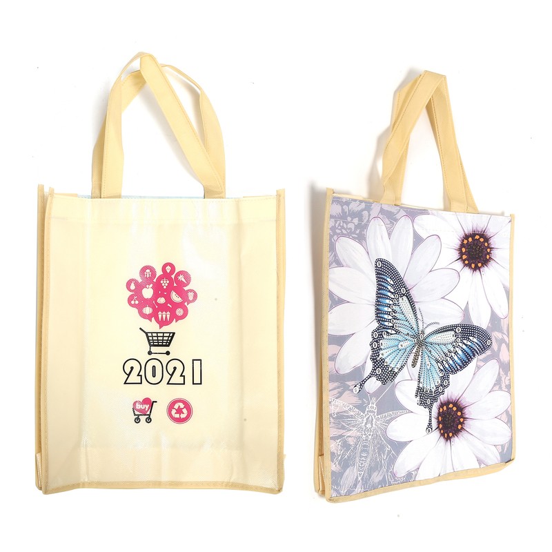 Diamond Painting Shopping Bag Reusable with Handles DIY Foldable Tote
