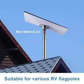 Starlink Gen 3 Adaptateur de tuyau, Support de Poteau Starlink, Adaptateur de support de tube de toit compatible avec Starlink Gen 3, adaptateur Starlink Gen 3 pour Starlink Gen 3 Standard Dish