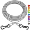 XiaZ 30ft Dog Tie Out Cable, Heavy Duty Dog Chains
